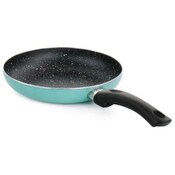 Wholesale - 8" TEAL ALUMINUM OSTER LUNETA FRY PAN SPECKLESS MARBLE W/BAKELITE HANDLE (NON-STICK, 2.0mm) C/P 12, UPC: 85081897459